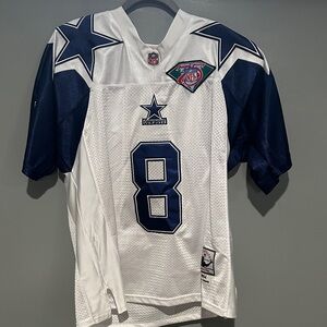 Mitchell & Ness Troy Aikman White NFL Jersey